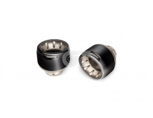 Насадки выхлопной системы Akrapovic Tail pipe set (Titanium) - Black для PORSCHE..